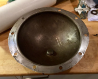 Inside Differential Cover After Cleaning